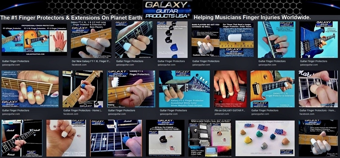 Galaxy Guitar Finger Protectors header